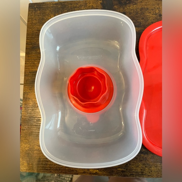Vintage Tupperware Jello Mold Set Red - Picture 2 of 11